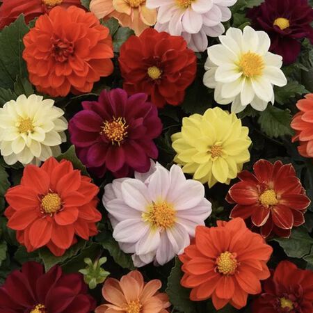 Figaro Mix, Dahlia Seeds - Packet image number null